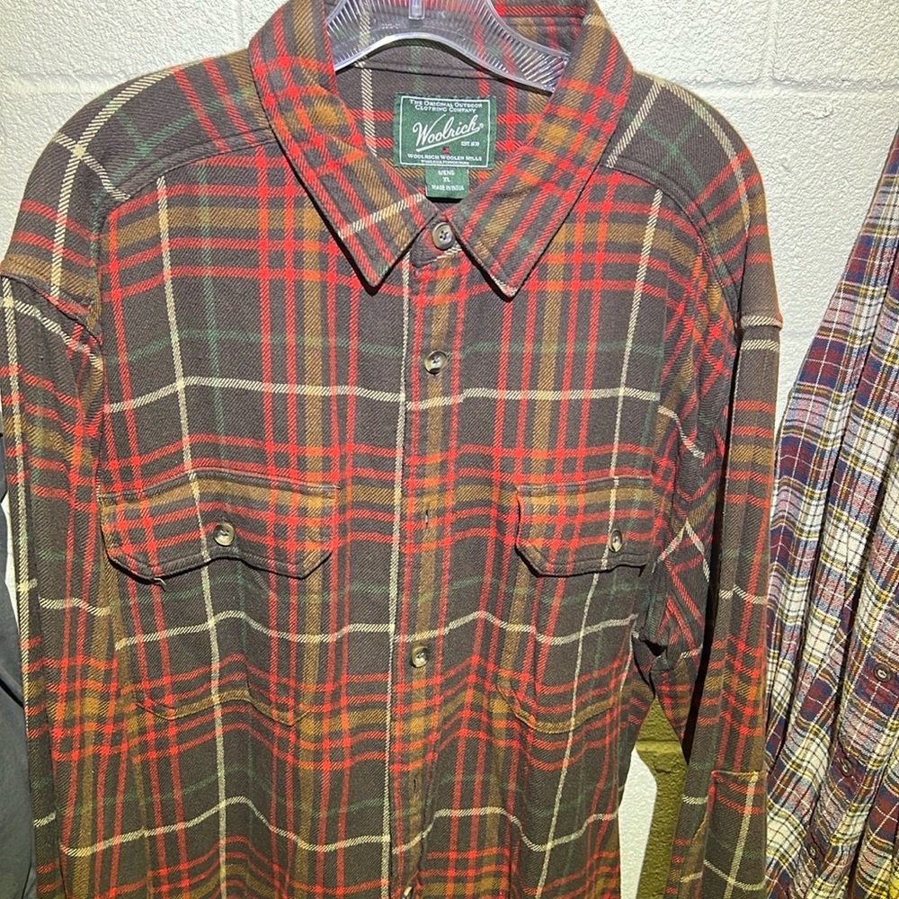 Woolrich XL button down flannel